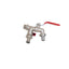 Robinet dublu cromat 1/2 inch pentru instalatii apa