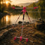 Rod Pod Pliabil pentru Lansete de Pescuit, Roz/Negru – imagine comercială în ambient