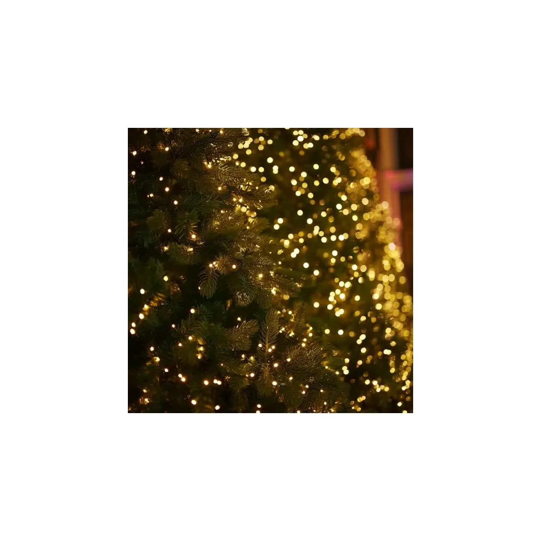 Instalație luminoasă LED tip șir, 1000 LED-uri, 50 m, alb cald – imagine 4