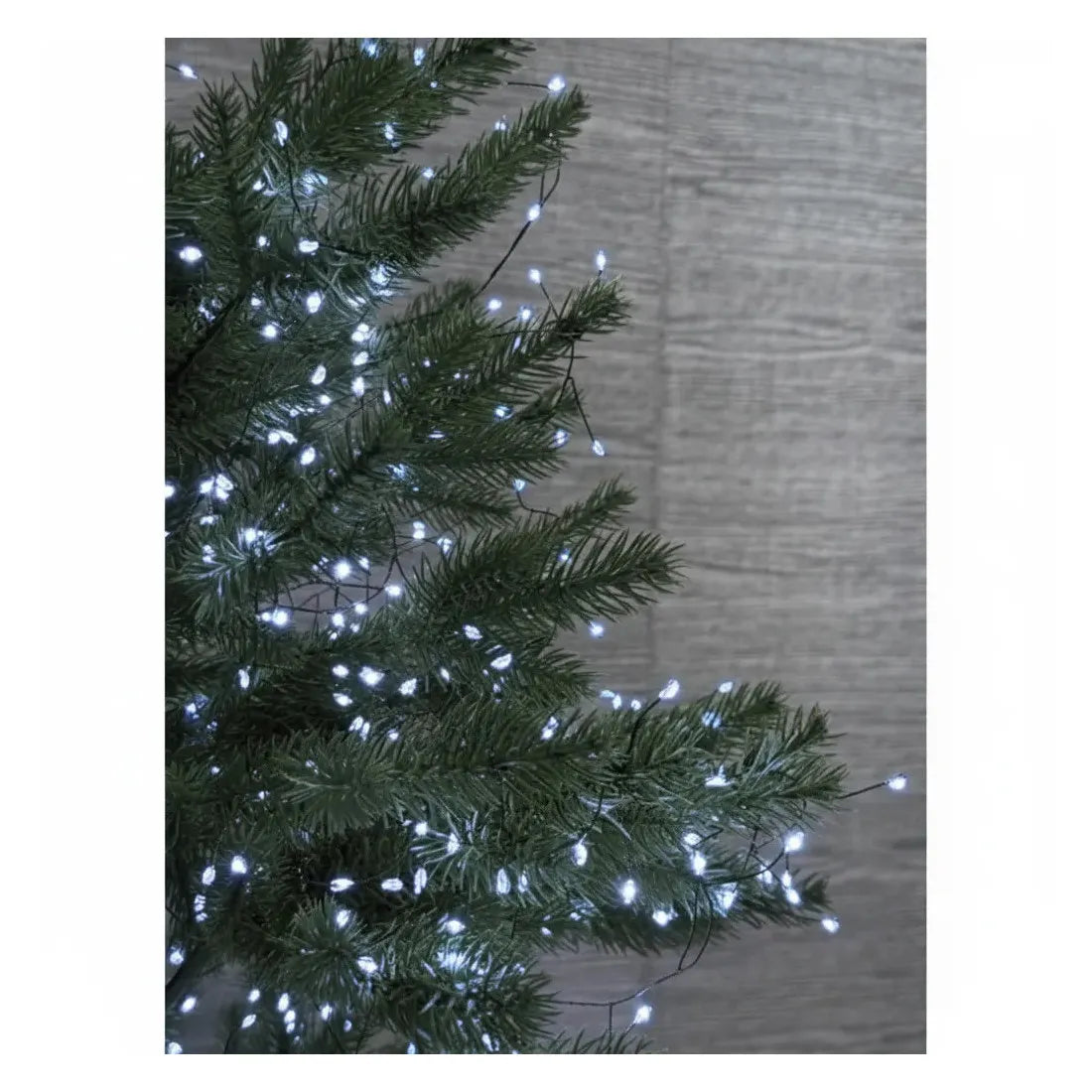 Instalație luminoasă LED tip șir, 1000 LED-uri, 50 m, alb rece – imagine 3