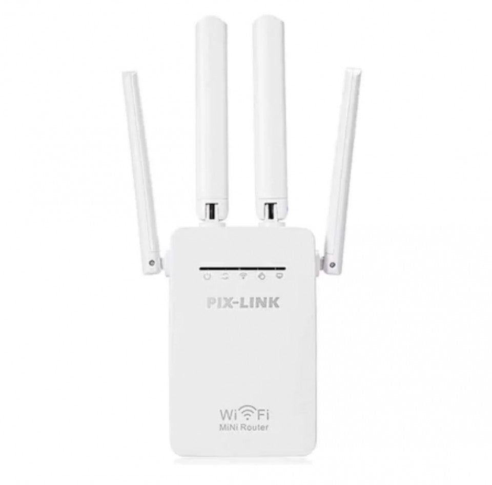 Router / Amplificator Extender Retea WI-FI Pix-Link Router Wireless 300Mbps, FOXMAG24