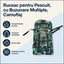 Rucsac pentru Pescuit, cu Buzunare Multiple, Camuflaj – caracteristici și beneficii