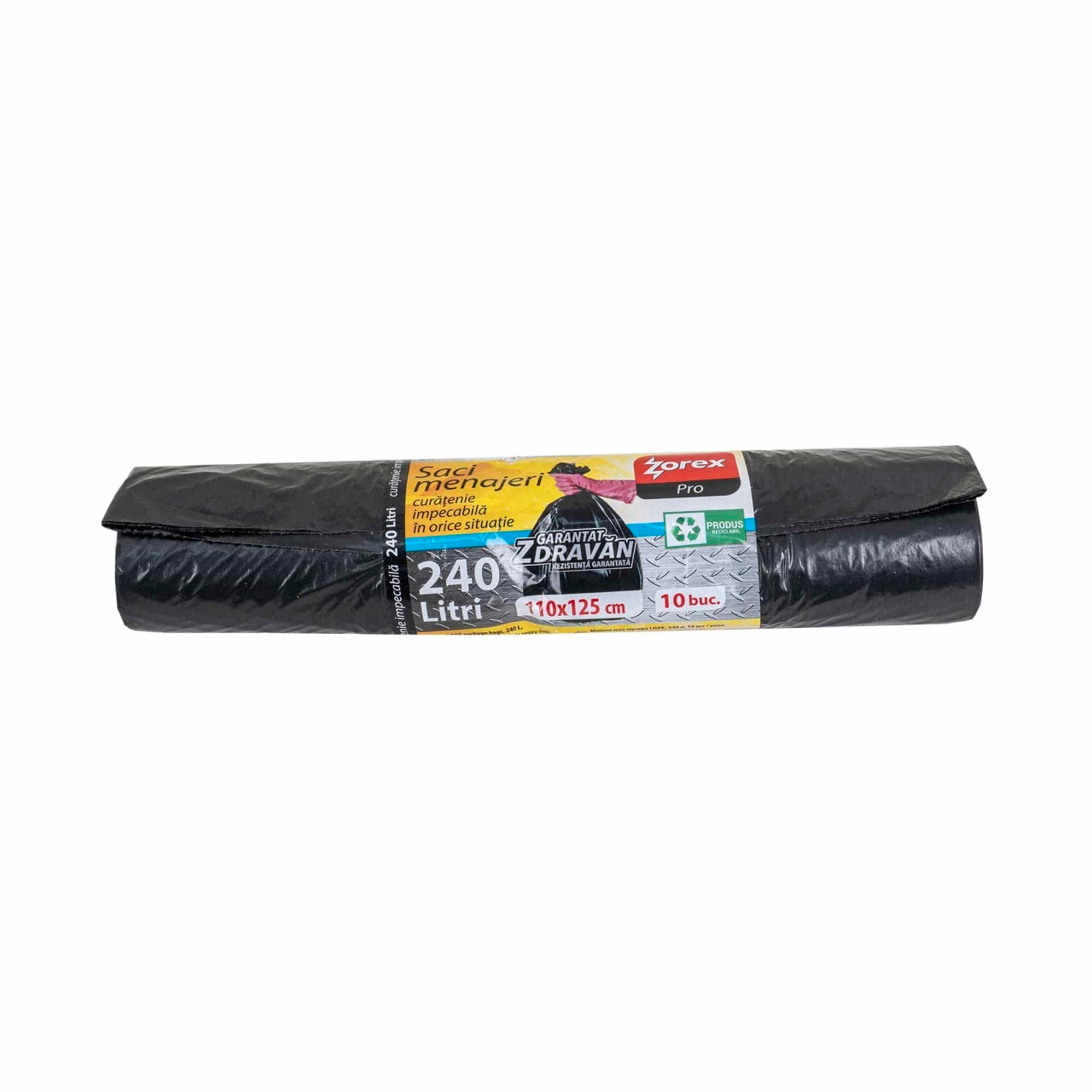 Saci menajeri 240L, set 10 bucati, dimensiuni 110x125 cm