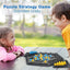 Sah international triangular, ideal pentru serile in familie, joc interactiv pentru copii si adulti, strategie si distractie pentru familie, negru/multicolor