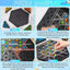 Sah international triangular, ideal pentru serile in familie, joc interactiv pentru copii si adulti, strategie si distractie pentru familie, negru/multicolor