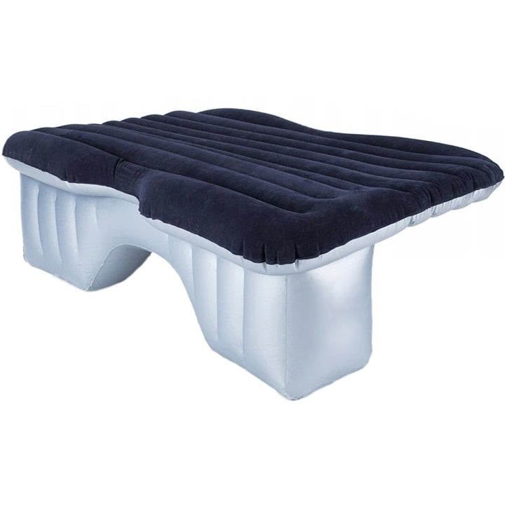 Saltea auto cu pompa Dittom, PVC, Albastra, 135 x 88 x 45 cm