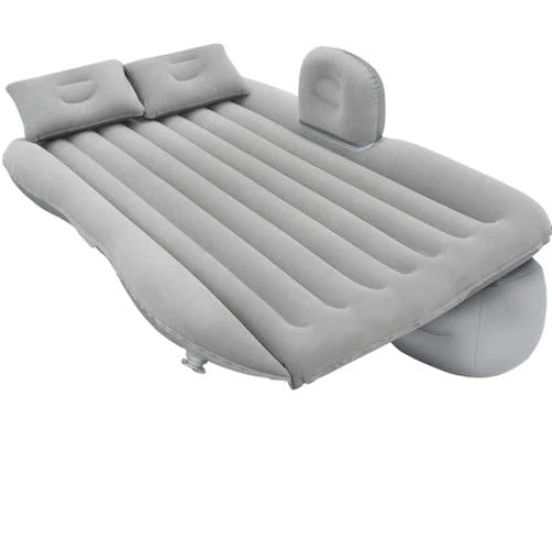 Saltea auto gonflabila 2 in 1 FOXMAG24, pentru masina si exterior, pompa electrica inclusa, dimensiuni 138 x 85 x 45 cm