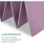 Saltea fitness, yoga, antrenament, dimensiuni 173 X 61 cm, antiderapant, pliabil, din neopren, roz/mov
