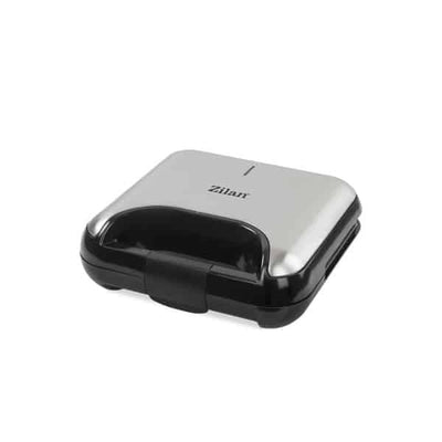 Sandwich-Maker 3 in 1, 800W, sistem de inchidere, gri, suprafata teflonata