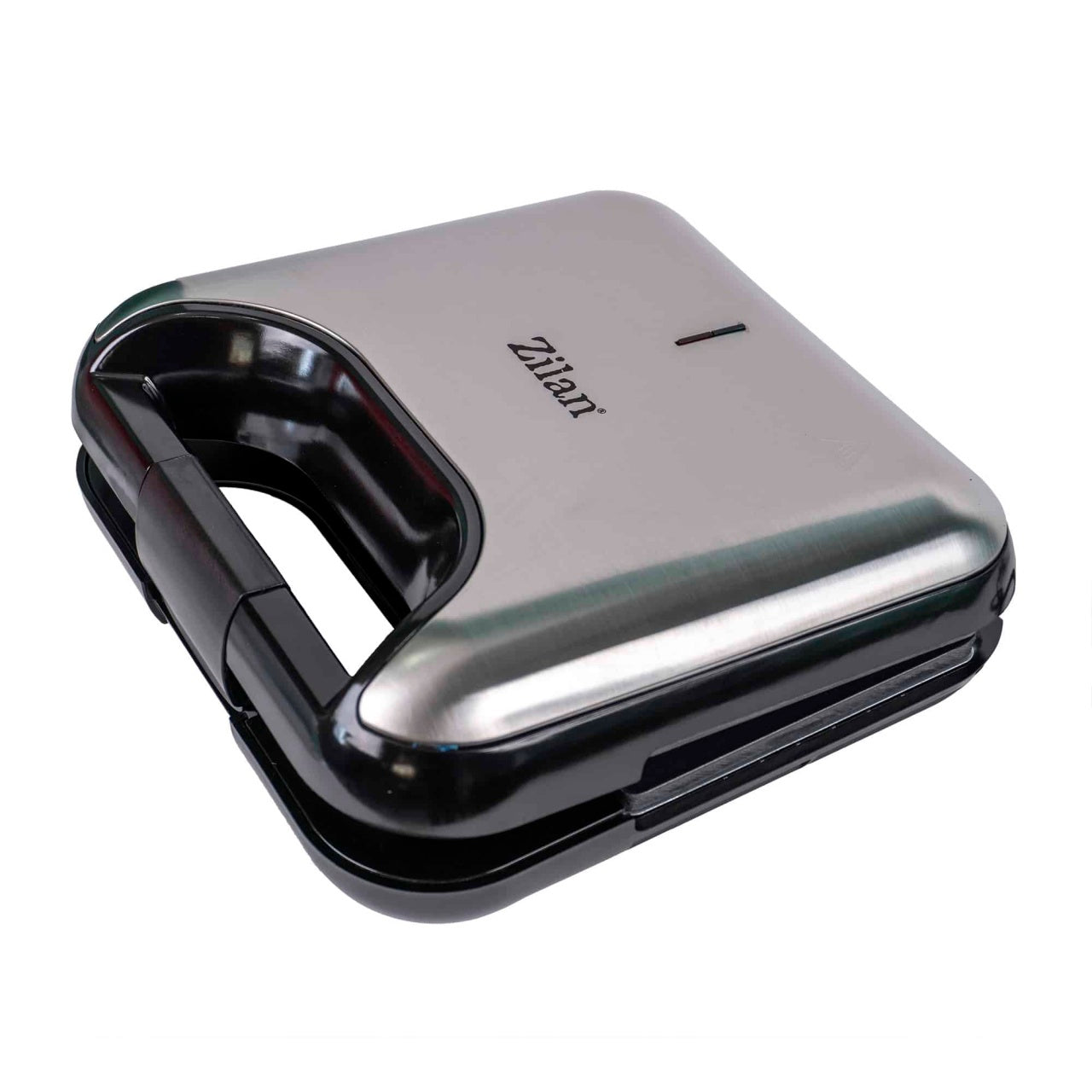 Sandwich-maker 5 in 1 cu 800 W si 5 tipuri de placi grill, Negru/Inox