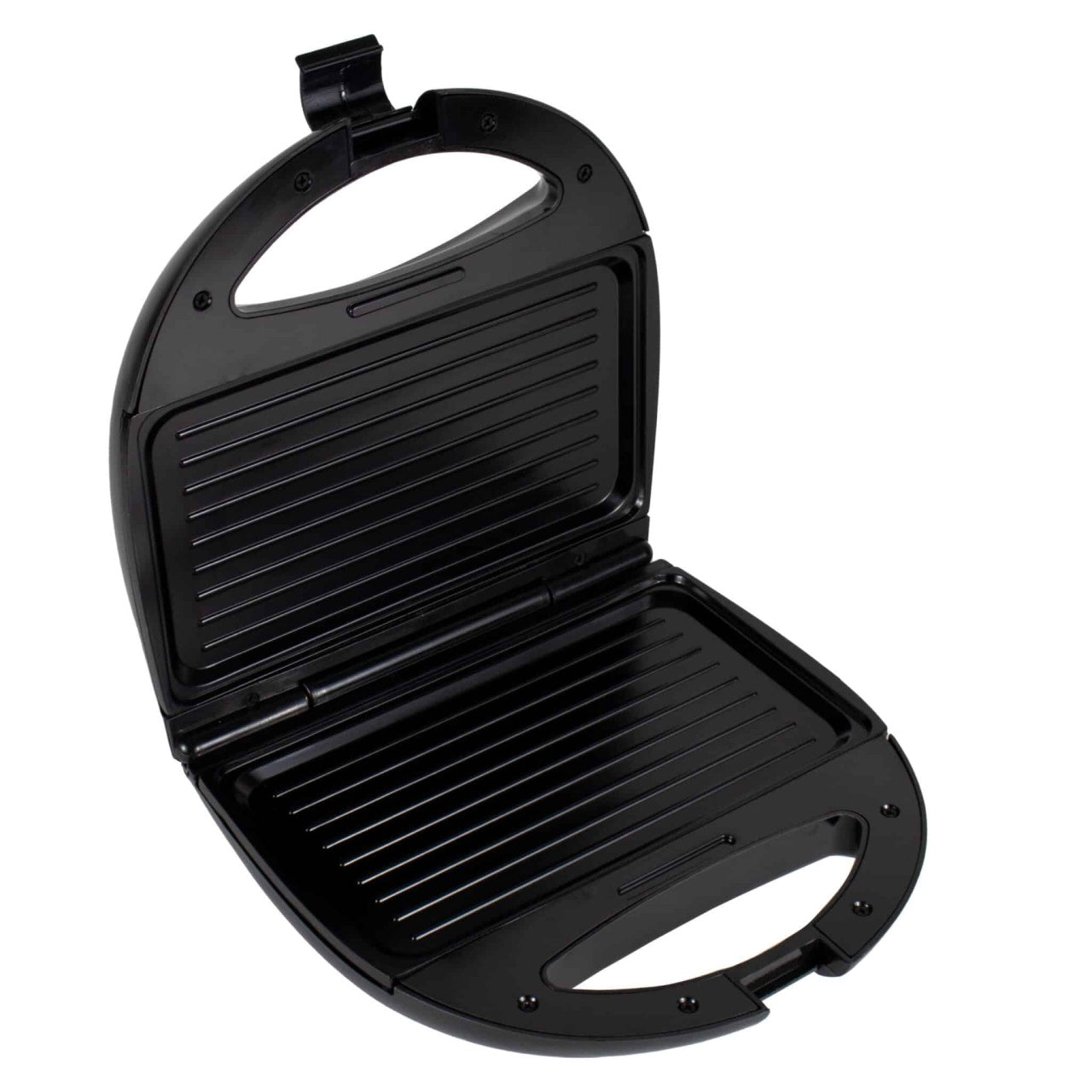 Sandwich-maker 750W cu 2 placi grill si termostat, corp plastic si inox