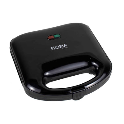 Sandwich-maker cu placi triunghi antiaderente, putere 750W, design compact