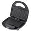 Sandwich maker negru cu putere 750W si indicator luminos