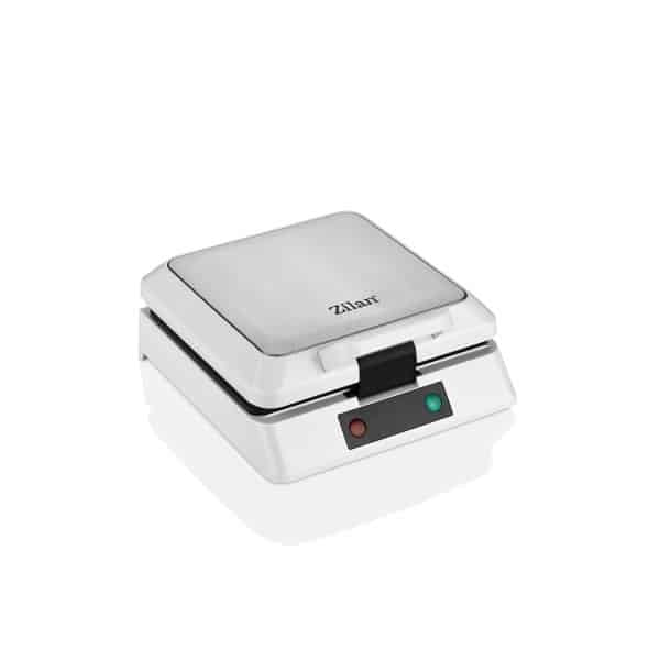 Sandwich Maker XL argintiu cu plita grill, indicator luminos, 1200W, sistem inchidere