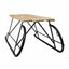 Sanie din metal si lemn, 73x39x28 cm, capacitate 120 kg