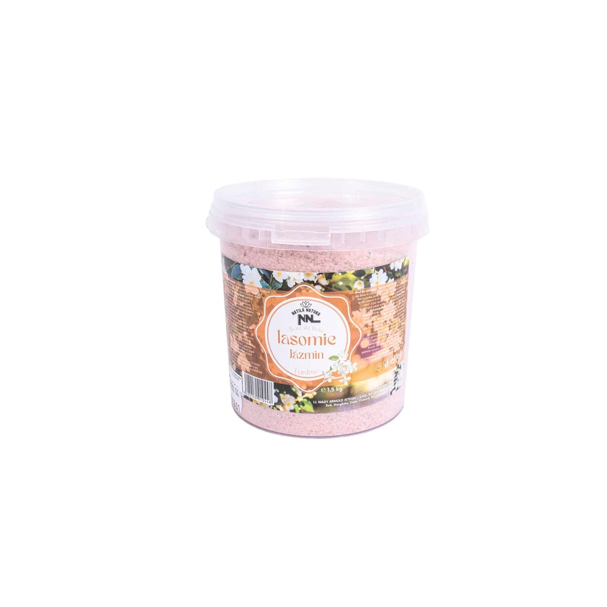 Sare de baie 1.5kg cu aroma de iasomie, pentru relaxare si destindere