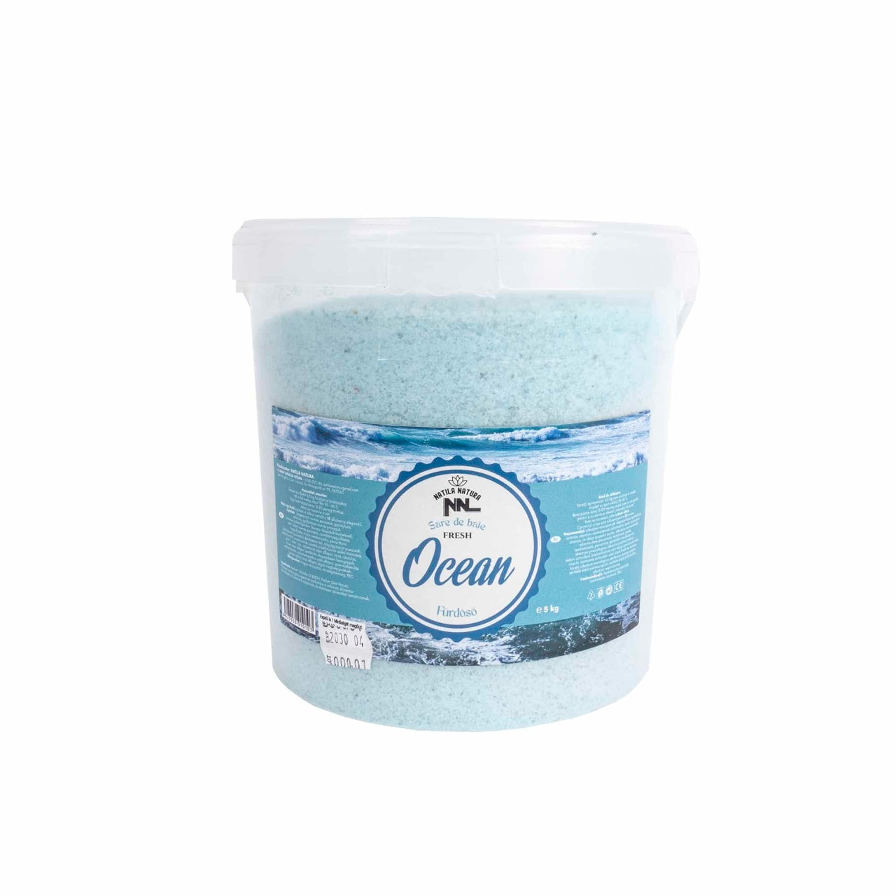Sare de baie 5kg cu aroma ocean pentru relaxare si detensionare