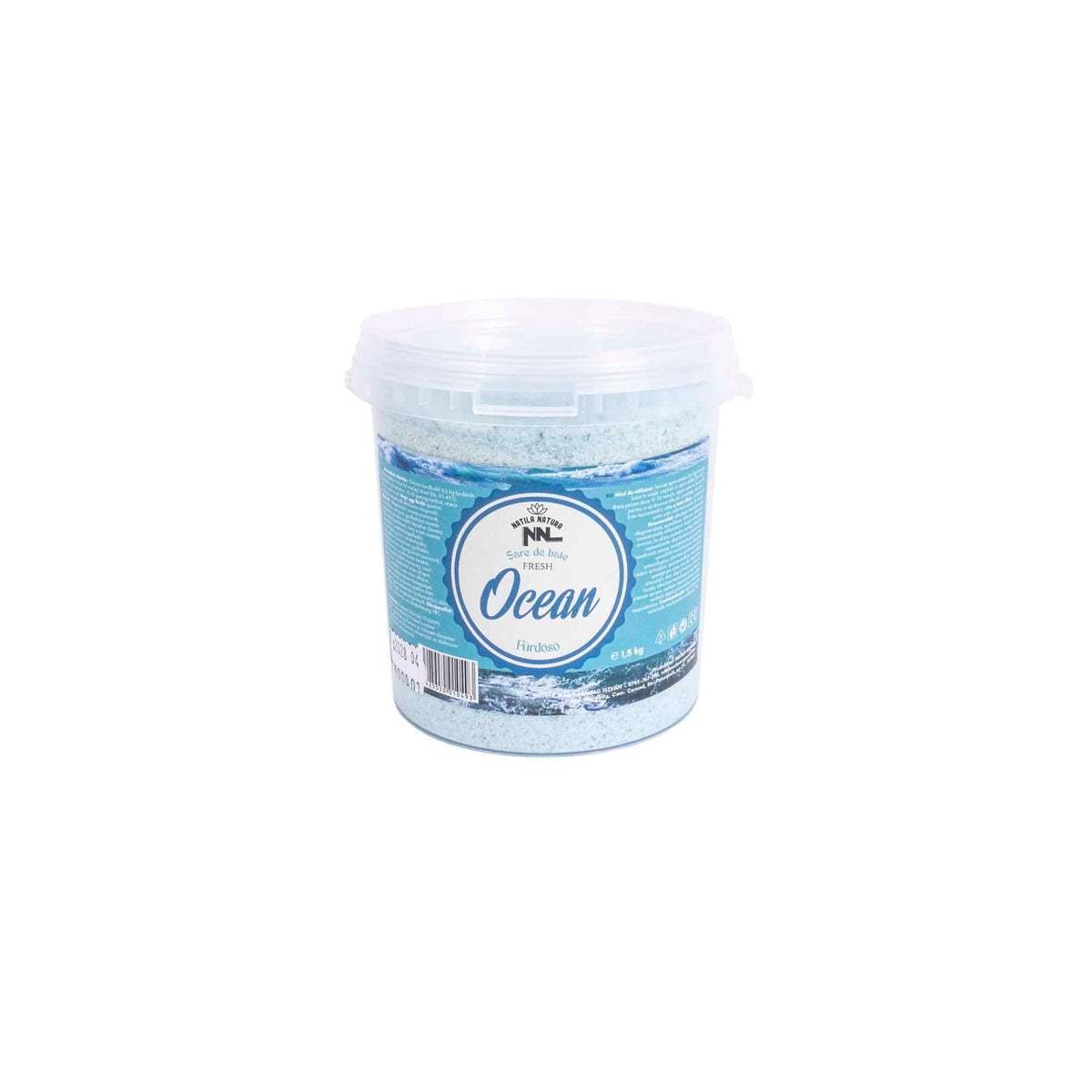 Sare de baie aroma ocean, galetusa 1.5kg pentru relaxare si detensionare