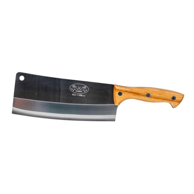 Satar mare cu maner din lemn si lama inoxidabila de 22.5 cm