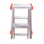 Scara dubla din aluminiu, 2x5 trepte, pliabila, capacitate 150kg