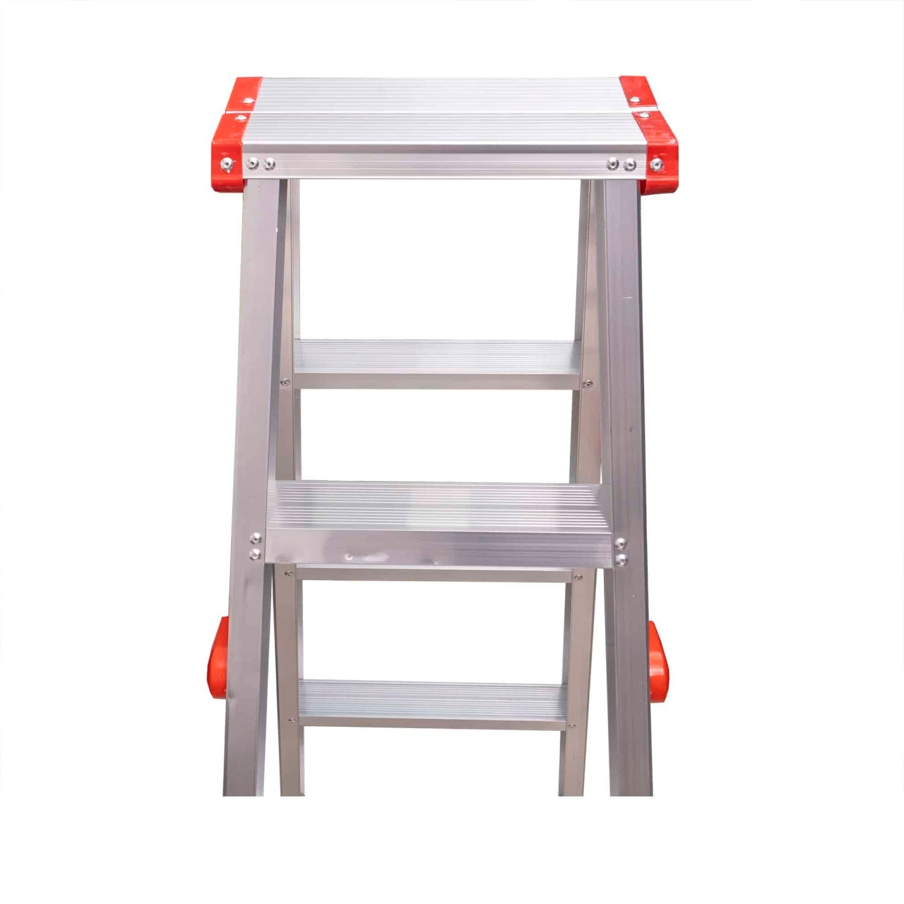 Scara dubla din aluminiu, 2x5 trepte, pliabila, capacitate 150kg