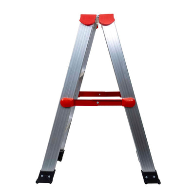 Scara dubla din aluminiu, pliabila, 2x3 trepte, capacitate 150kg