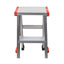 Scara dubla din aluminiu, pliabila, 2x3 trepte, capacitate 150kg