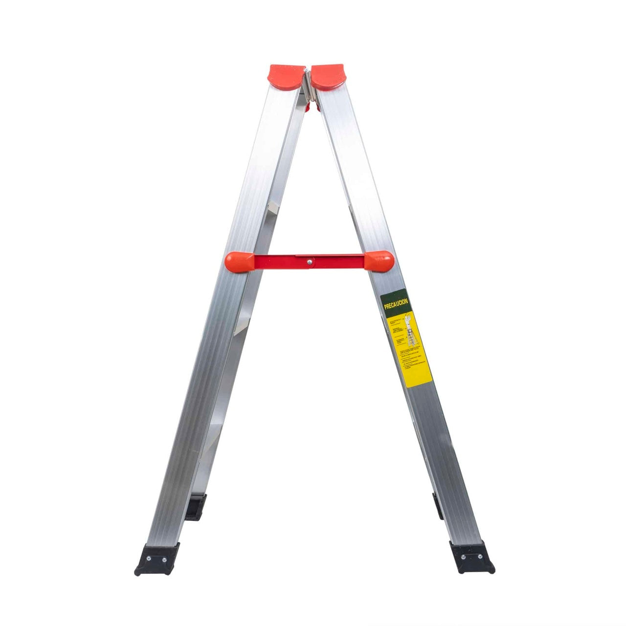 Scara dubla pliabila din aluminiu, 2x4 trepte, suport 150kg