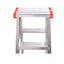 Scara dubla pliabila din aluminiu, 2x4 trepte, suport 150kg