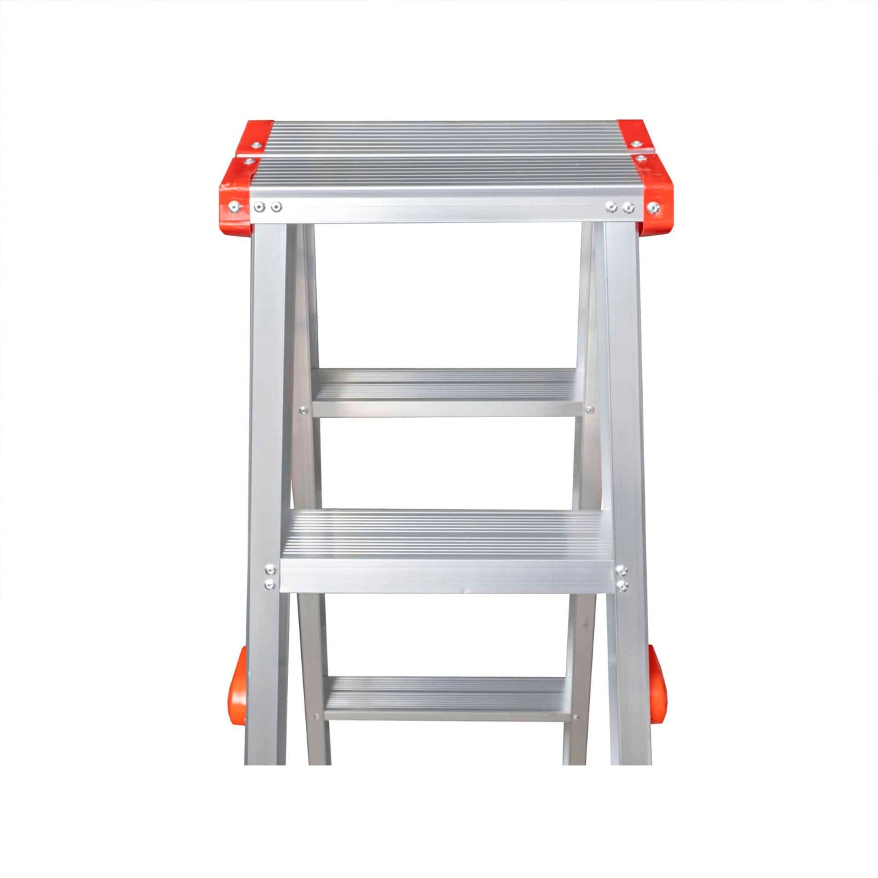 Scara dubla pliabila din aluminiu, 2x6 trepte, capacitate 150kg