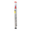 Scara dubla pliabila din aluminiu, 2x7 trepte, capacitate 150kg