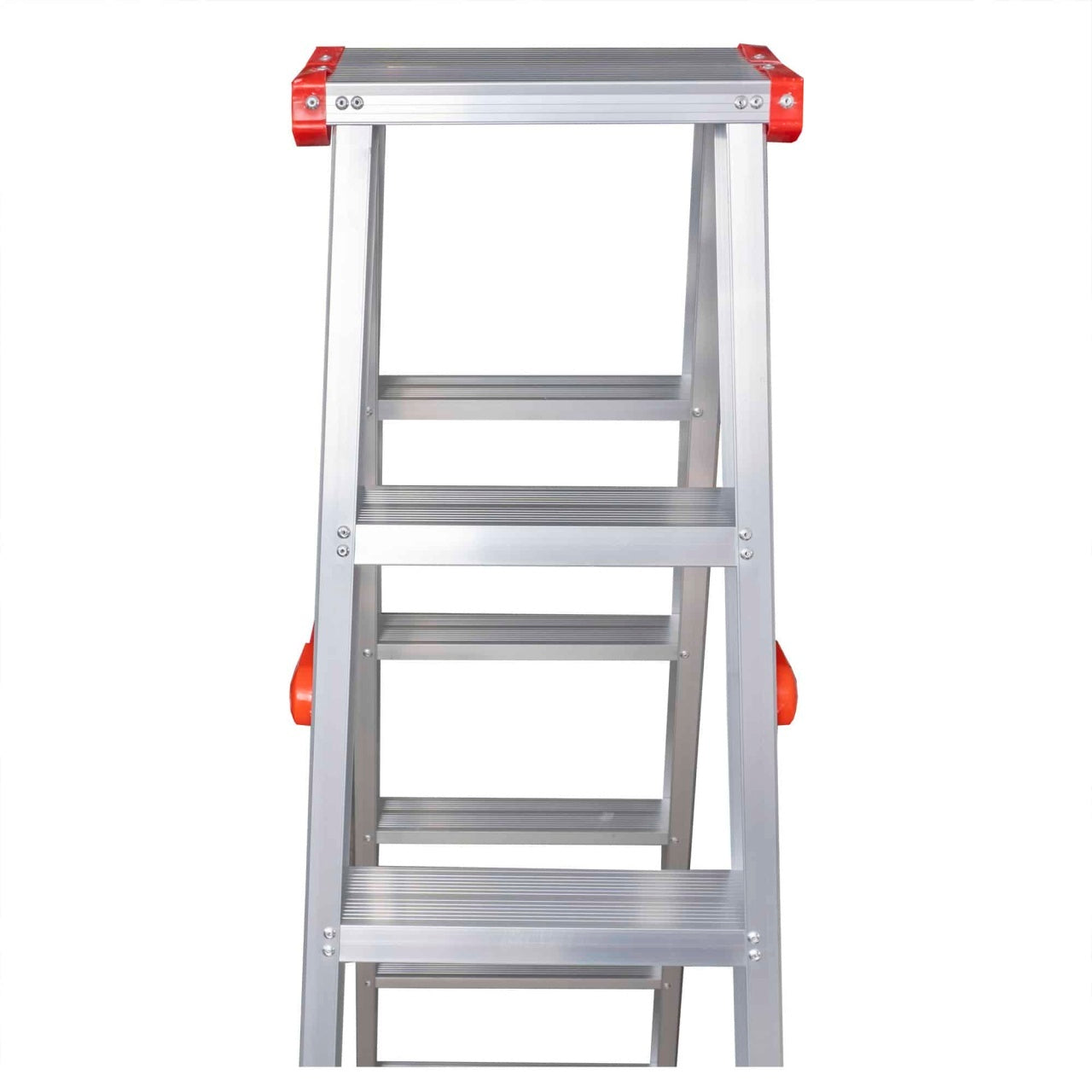Scara dubla pliabila din aluminiu, 2x7 trepte, capacitate 150kg