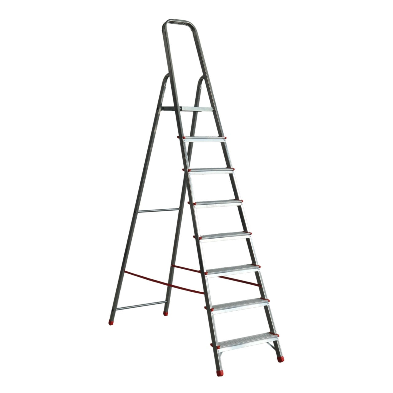 Scara metalica cu 7+1 trepte, inaltime 2.20 m, profil patrat