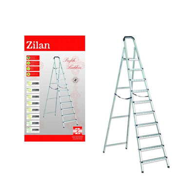 Scara metalica cu 9+1 trepte, profil patrat si suporti antialunecare