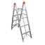 Scara pliabila din aluminiu, 4 trepte, capacitate 150kg, 144cm inaltime deschisa