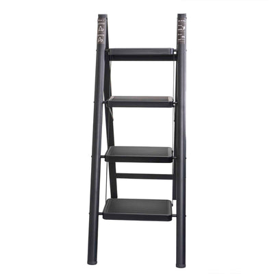 Scara pliabila metal, 4 trepte, capacitate 150kg, inaltime 106.5cm