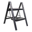 Scara pliabila metalica cu 2 trepte, capacitate 150kg, dimensiuni compacte