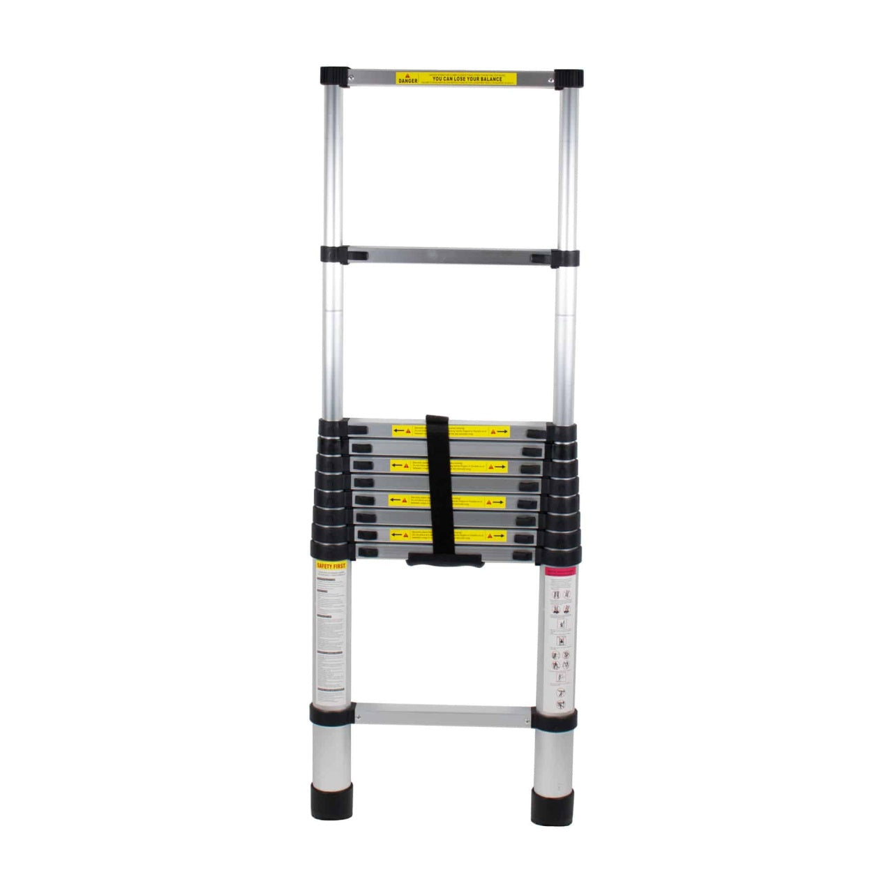 Scara telescopica aluminiu, 1 tronson, 11 trepte, 3.2 m lungime