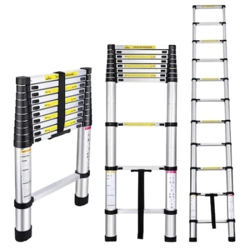 Scara telescopica de aluminiu FOXMAG24, 1 tronson, 7 trepte, 2 m lungime