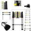 Scara telescopica de aluminiu FOXMAG24, 1 tronson, 7 trepte, 2 m lungime