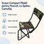Scaun Compact Pliabil pentru Pescuit, cu Spătar, Camuflaj – caracteristici și beneficii