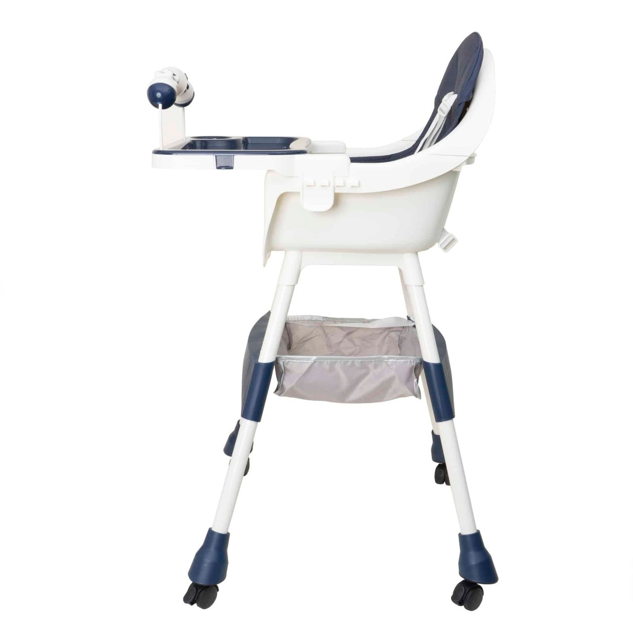 Scaun de masa copii 5-72 luni, capacitate 50kg, albastru