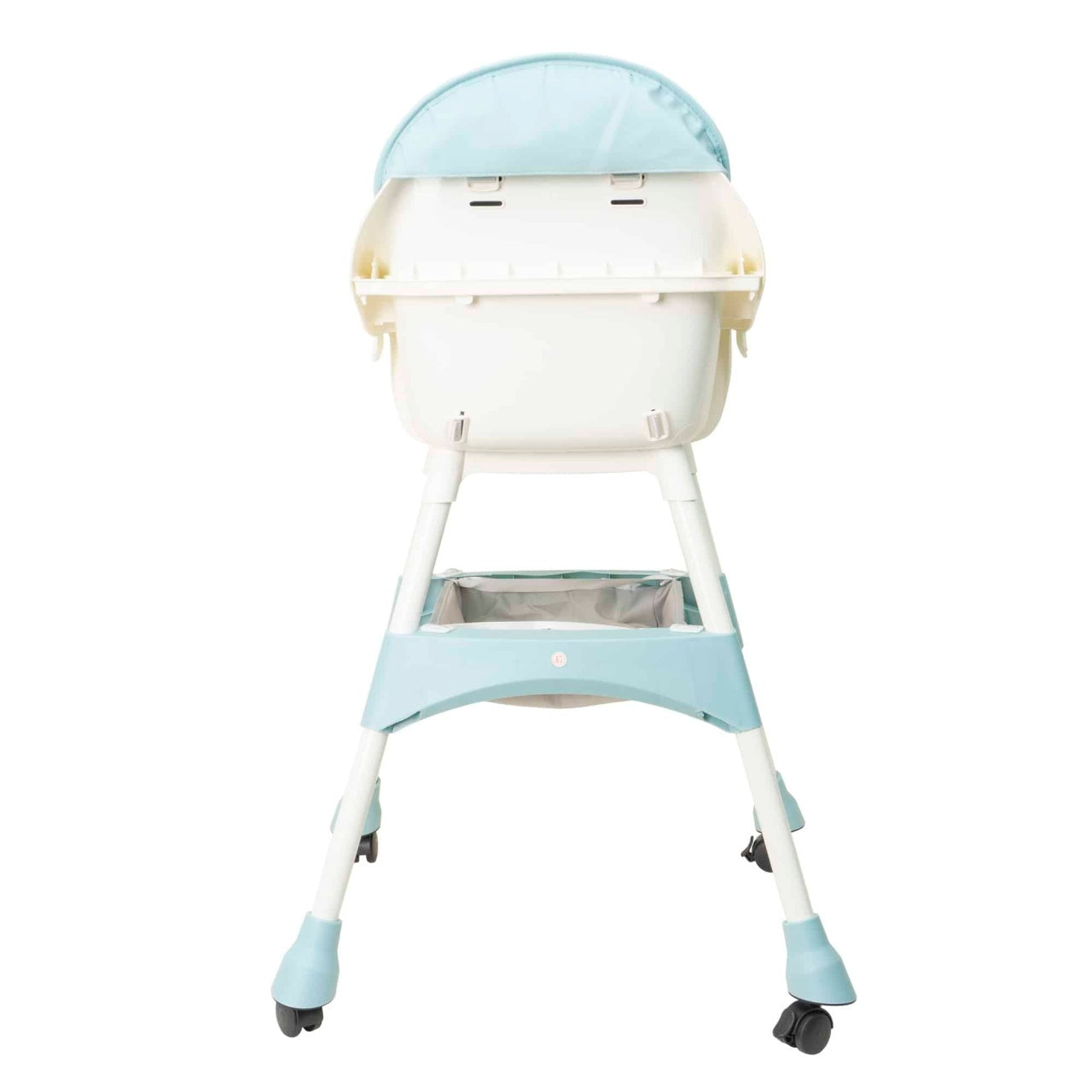 Scaun de masa pentru copii 5-72 luni, greutate max 50kg, albastru deschis