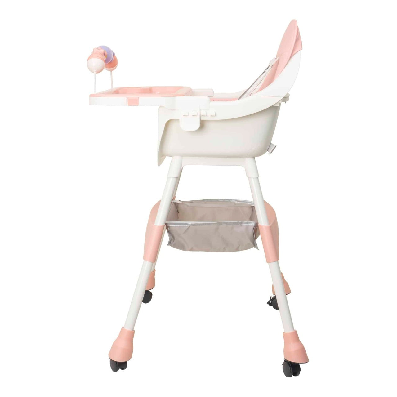 Scaun de masa pentru copii 5-72 luni, roz, suport 50 kg