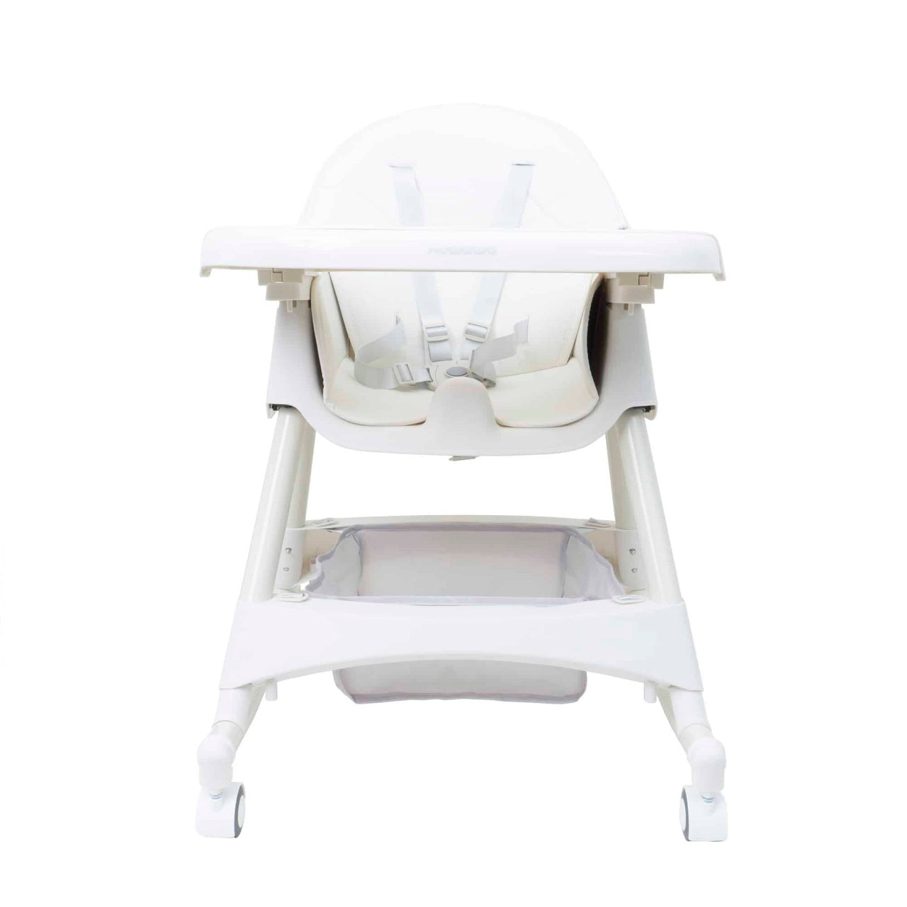 Scaun de masa pliabil pentru copii 5-72 luni, balansoar, alb, capacitate 50kg