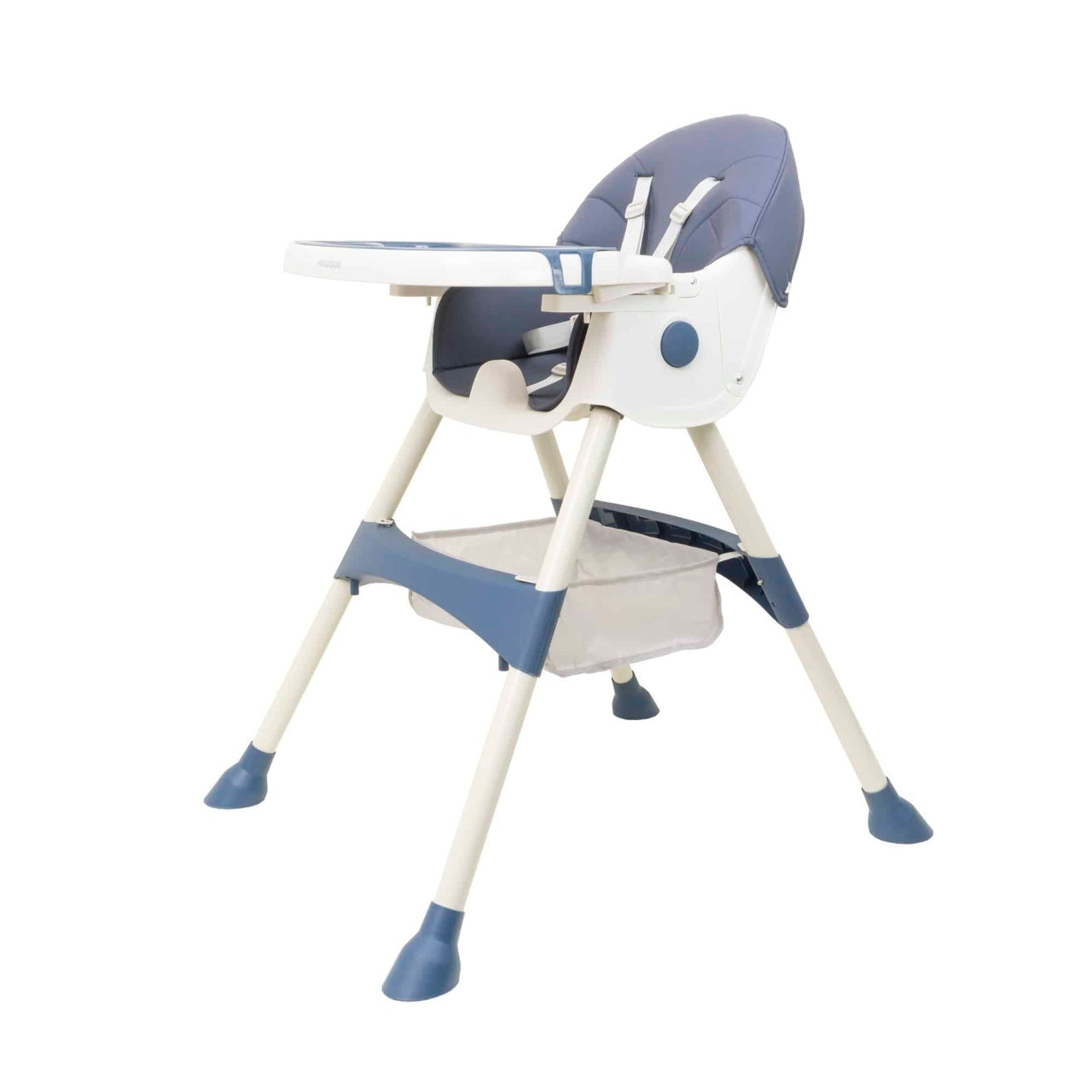 Scaun de masa pliabil pentru copii 5-72 luni, balansoar, albastru, capacitate 50kg