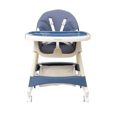 Scaun de masa pliabil pentru copii 5-72 luni, balansoar, albastru, capacitate 50kg