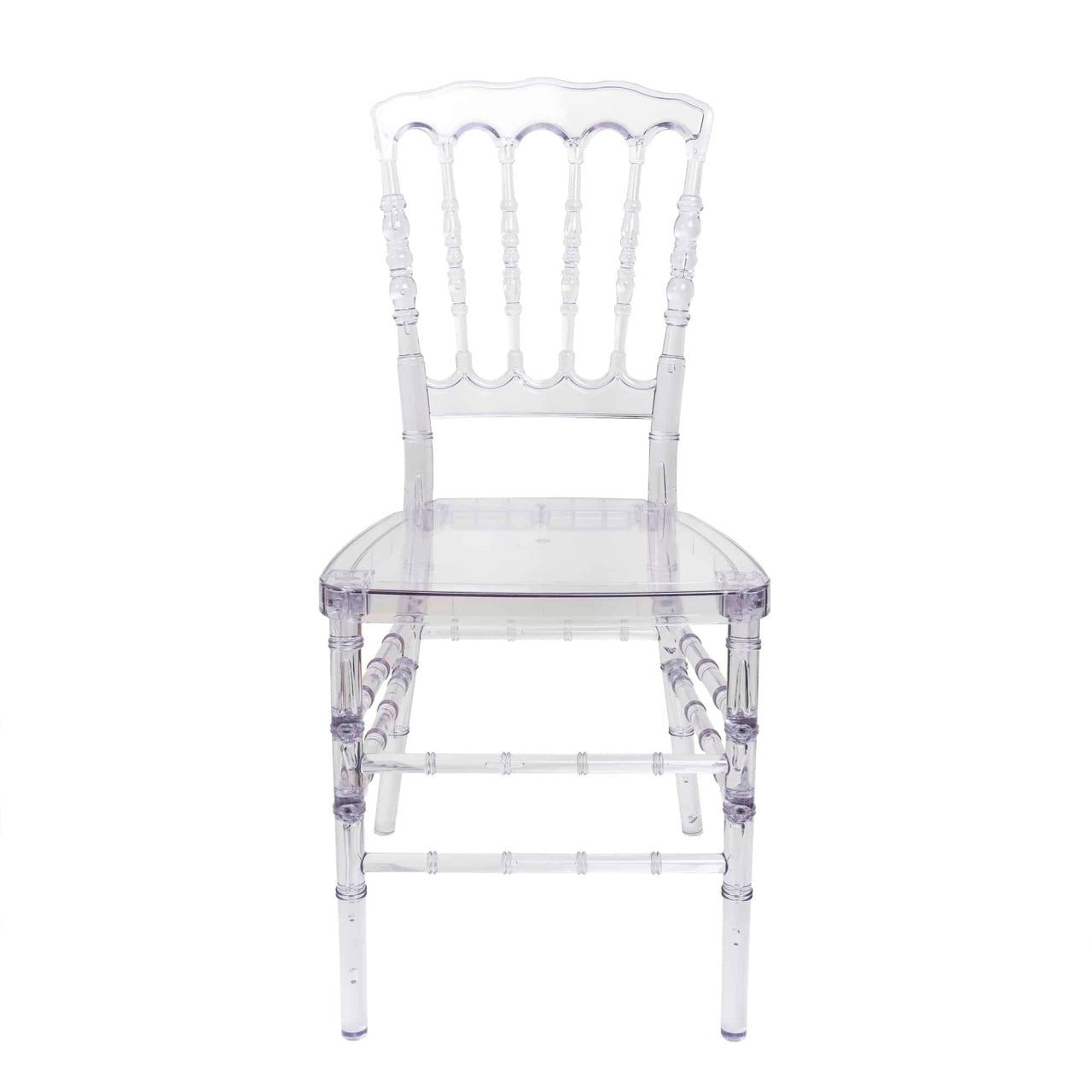 Scaun transparent din policarbonat, rezistent la zgarieturi, pentru interior si exterior