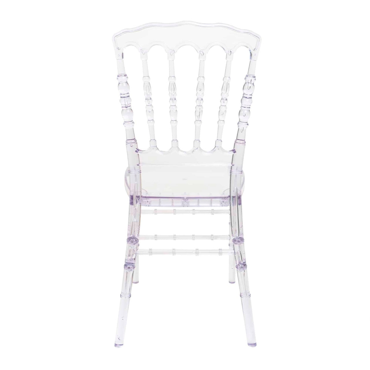 Scaun transparent din policarbonat, rezistent la zgarieturi, pentru interior si exterior