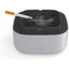 Scrumiera electrica multifunctionala, cu purificator de aer, odorizant pentru eliminarea mirosului neplacut, aspiratie 360 de grade, negru/gri
